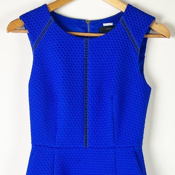 2/$30 J Crew Portfolio Dress Royal Blue 000 - Picture 5 of 6